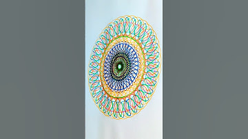 ASMR Sounds Spirograph Art #shorts  #spirograph #satisfying #pattern #spiroart  #creative #art