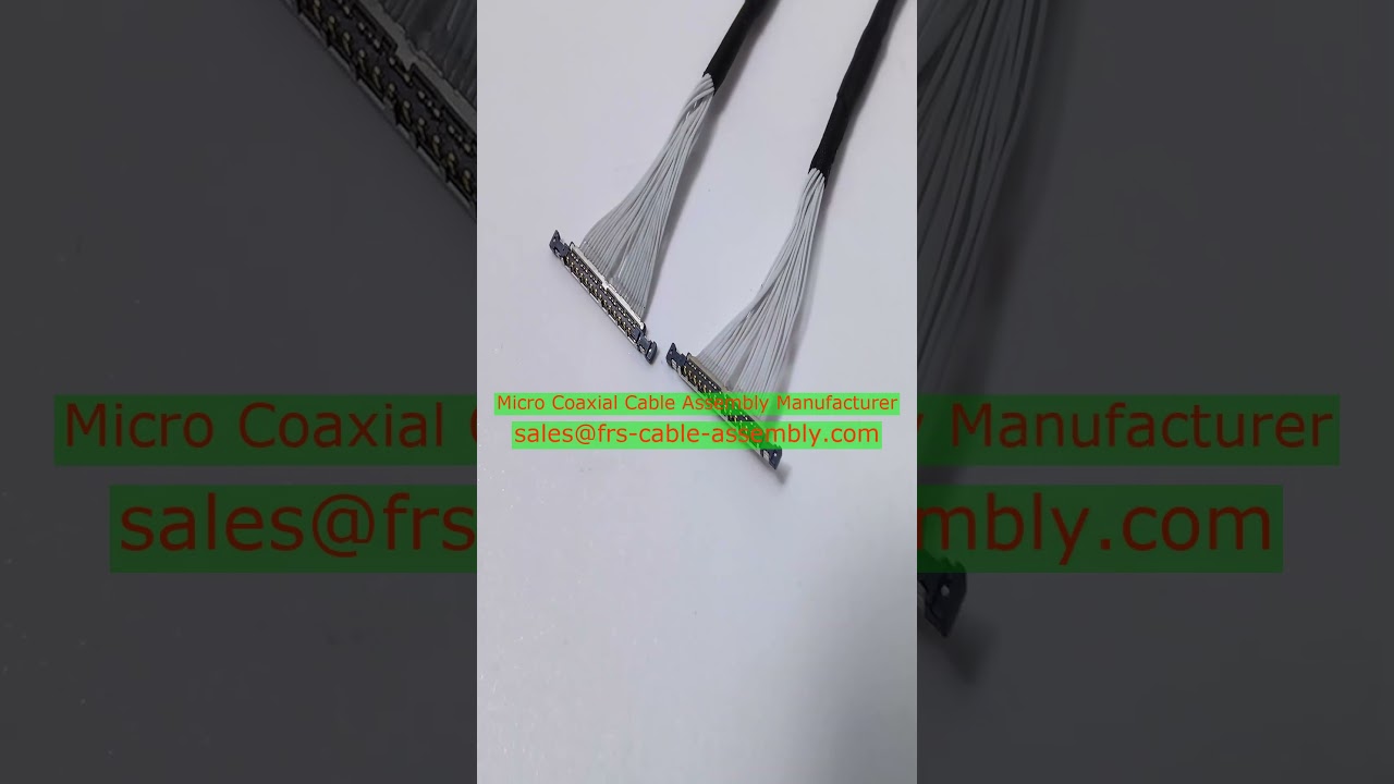 MOQ micro connector types for ultrasound probe coaxial cable data transfer speed Harness Manufacturi