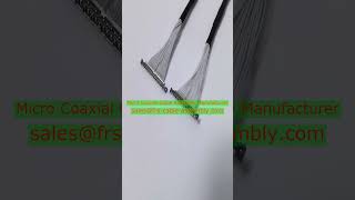 MOQ micro connector types for ultrasound probe coaxial cable data transfer speed Harness Manufacturi