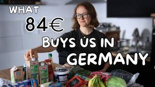 Americans shopping in a German grocery store Americans shopping in a German grocery store