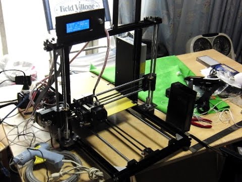 3dプリンター Hictop Reprap Prusa I3 組み立て完了 Youtube