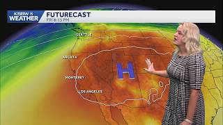 Strong High Pressure Leading To Above Average Temps - Monday, August 3rd