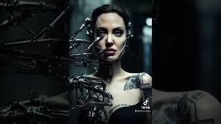 Angelina Jolie in Cuberpunk #angelinajolie #cyberpunk2077 #actor #film #games #art #ai #midjourney
