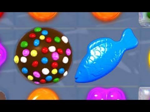 Candy Crush: CRAZY FISH & COLOR BOMB COMBO!!