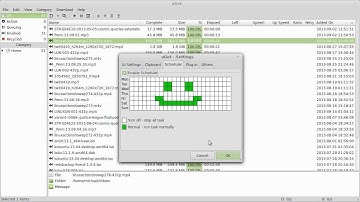 How to use the Scheduler in uGet Download Manager