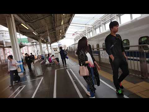 2018年5月3日のぞみ124号到着から発車まで