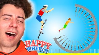 İnsanların %99999U Zıpkın Yiyor - Happy Wheels