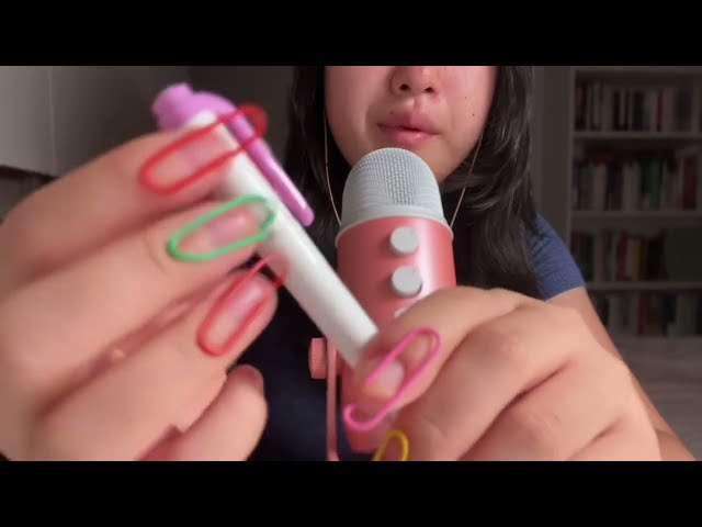 ASMR Triggers in the colors of the rainbow 🌈!!!(brushing, plucking, spoons…)