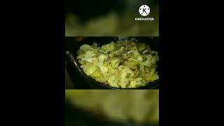 Gobhi Kela Aloo Ka Sukha Sabji/ Bhujiya reels recipe food shorts