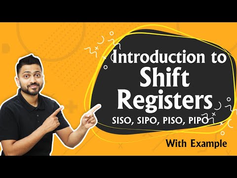 Shift Registers | SISO, SIPO, PISO, PIPO