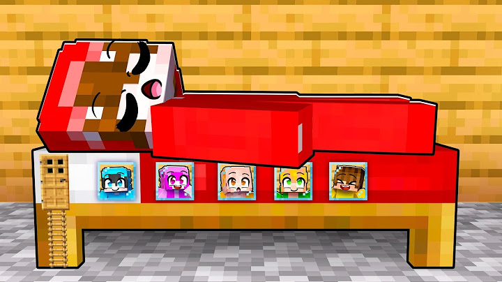 Hice una Base Secreta Dentro de la CAMA de Mi Amigo en Minecraft