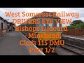 West Somerset Railway DRIVERS EYE VIEW: Bishops Lydeard to Minehead Part 1/2