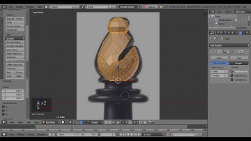 bishop chess piece modeling in blender - HD