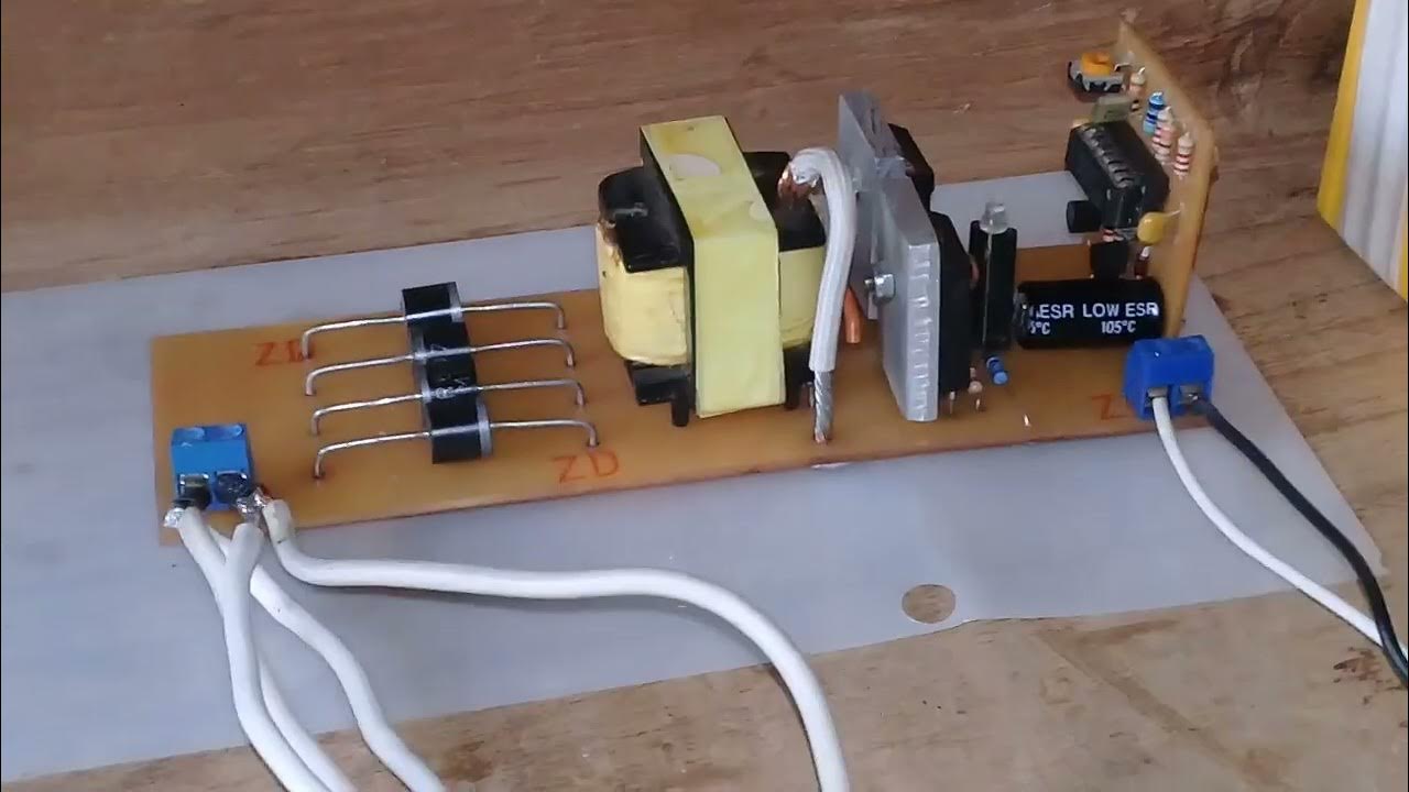 INVERSOR POTENTE COM TRAFO DE FERRITE 2 MOSFETS E CI KA7500 YouTube