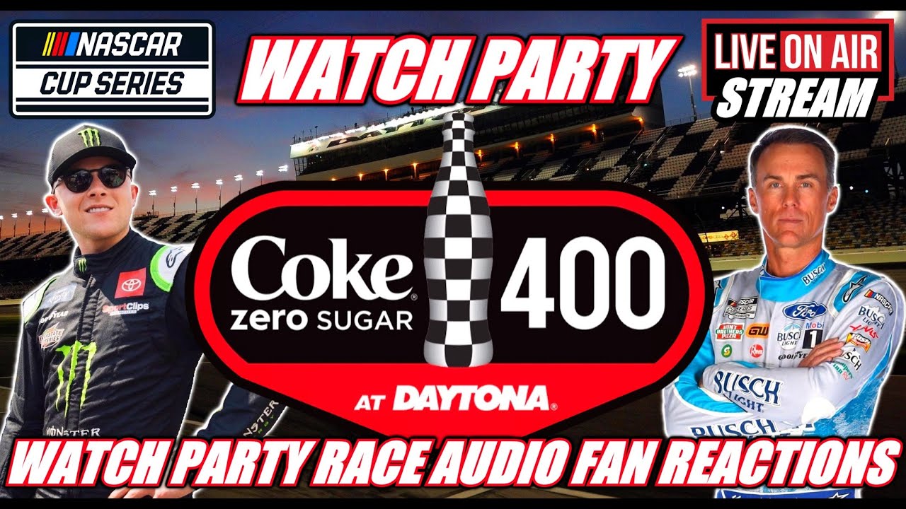 NASCAR Cup Series LIVE 🏁 Coke Zero Sugar 400 from Daytona International Speedway WATCH PARTY Audio!