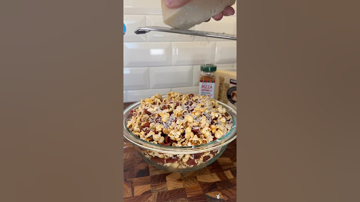 Pepperoni pizza popcorn 🍿 Recipe by @TheJoshElkin  #shorts