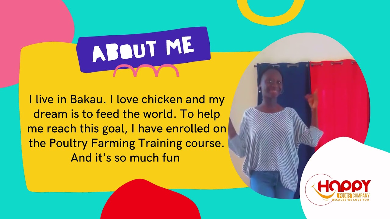 Happy Foods Company Poultry Farming Training Centre