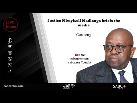 Judge Mbuyiseli Madlanga Briefs Media On Judicial Commission Of Inquiry