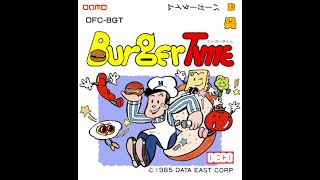 バーガータイム(DISK版) プレイ動画 / Burger Time (FDS) Playthrough screenshot 1