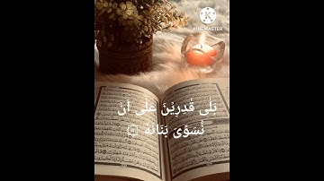 Surah Al Qiyama (سورة القيامة)   💐  Verses 1-13   💐   Sheikh Ahmed Al Hammad   ##