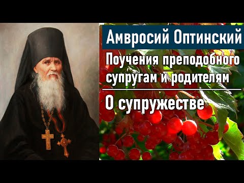О супружестве / Поучения преподобного Амвросия Оптинского супругам и родителям