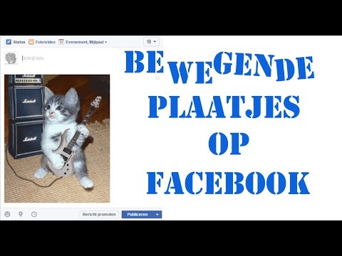 Hoe plaats je een bewegend plaatje/gif op Facebook?