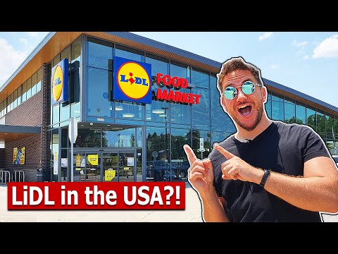 German Guy Shops at LIDL in the USA!