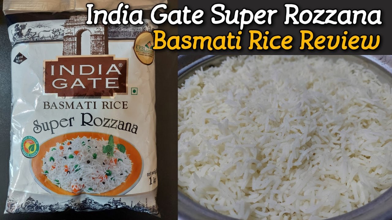 India Gate Super Rozzana Basmati Rice Review in Hindi YouTube