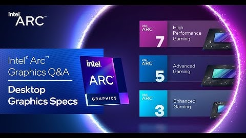 Intel Arc Graphics Q&A – Desktop Graphics Specs