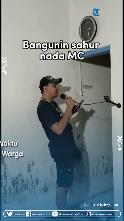 Aksi Sejumlah Pemuda Isi Waktu Gabut dengan Bangunkan Warga Sahur dengan Cara Kocak