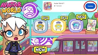 ADA UPDATE HARI INI DI PLAYSTORE DAN TANDA BIS SEKOLAH LAMPUNYA MENYALA KELAP KELIP, AVATAR WORLD