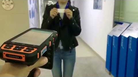 Fabric UHF RFID Laundry Tag with 2m Reading Distance, Read Distance Test with Reader