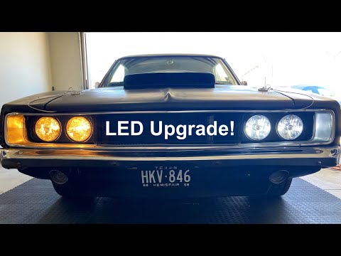 68 Charger LED Headlight Upgrade - Episode 42