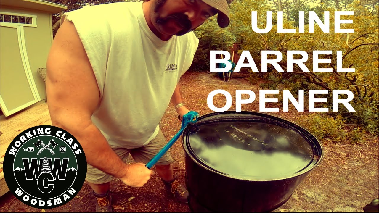 How You Should Safely Cut The Top Off A 55 Gallon Steel Drum (With Uline Barrel Opener)