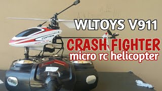 wltoys V911 Frontyard Flight and Crash #homequarantine #v911 #crash