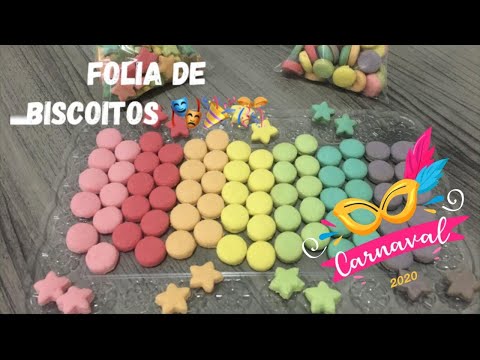 Folia de Biscoitos - Deliciosos Biscoitos Coloridos para você Lucrar muito nesse Carnaval!!