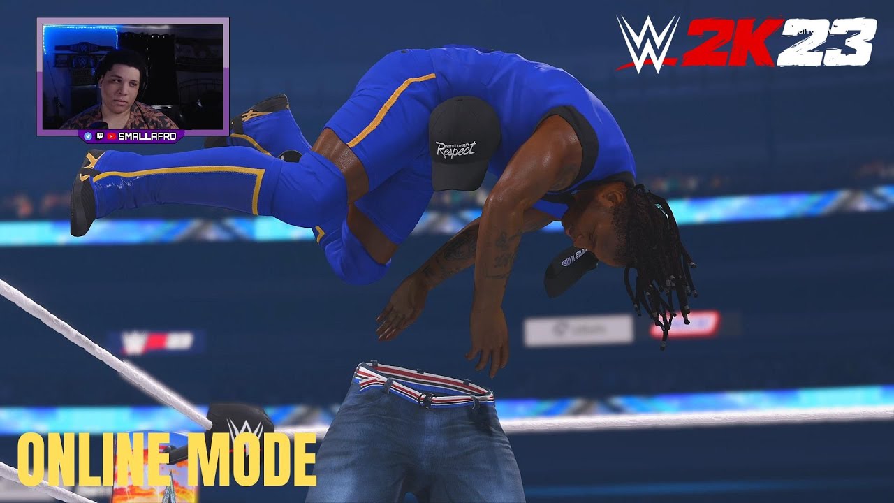THIS GUY WON T STOP SPAMMING THIS IRRIVERSIBLE MOVE WWE 2K23 Online this-guy-won-t-stop-spamming-this-irriversible-move-wwe-2k23-online