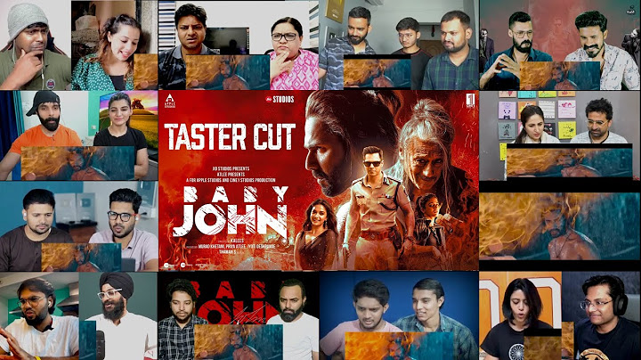 Baby John -Taster Cut🔥  I Reaction Mashup I  Atlee I Varun Dhawan I keerthi suresh.#babyjohn