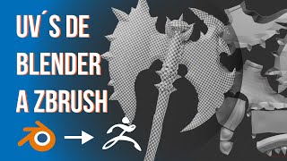 ¿Cómo pasar UV´s de Blender a Zbrush? - Tutorial