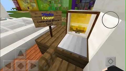 MCPE JOJO: Sticky Fingers Stand Command Block test
