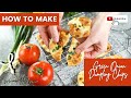 Make crispy dumpling chips with onion in minutes