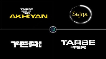 Viral Alight Motion Null Lyrics Editing | Alight Motion Text Preset