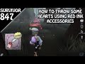 Red Ink Accessories special ability - Survivor Rank #847 (Identity v)