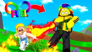 I got 10,000,000,000 GALLONS OF FUEL and BURNED EVERYTHING.. (Roblox)