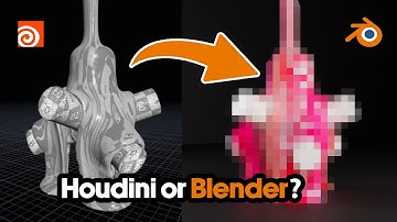 How to Export Sim From Houdini To Blender | Houdini tutorial | Blender Tutorial