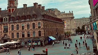 Walking in Lille, France 🇫🇷 | Beautiful Day Walk in 4K