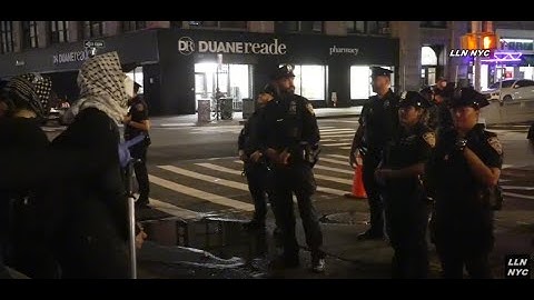Anti-ICE Protest Continues Into Night; Arrests Made in NYC