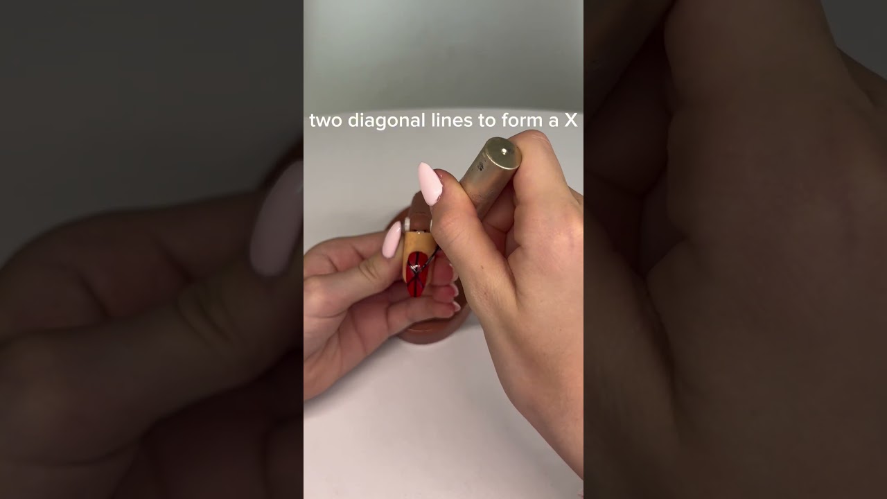 Tutorial on SpiderMan nails ￼🕸️❤️#nails #spiderman #nailart #nailinspo