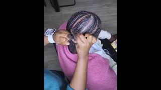 OVERHAND CORNROWS BEST FOR BEGINNERS @JOYCEARTS.1