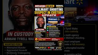 UPDATE: Walmart Shooting Suspect Arrested |Armani Tyrell Waite Taken Into Custody in Darby Township